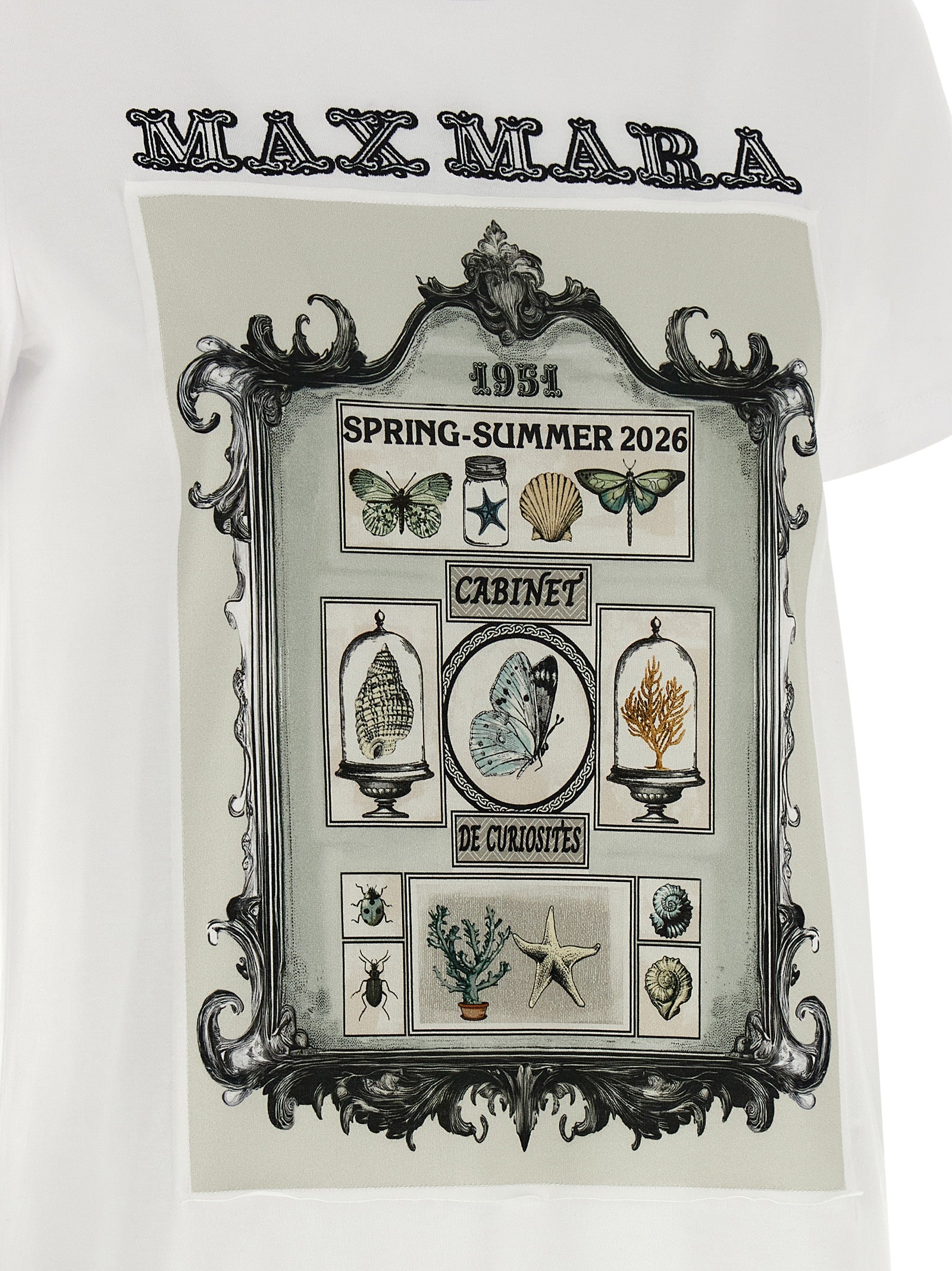 Max Mara White Cotton T-Shirt