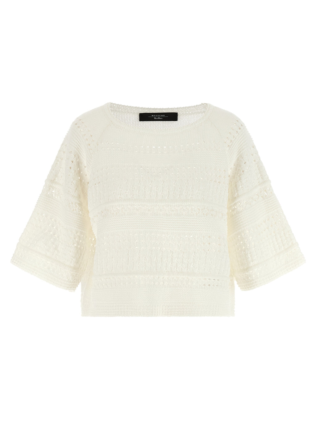 Max Mara White Cotton Cardigan