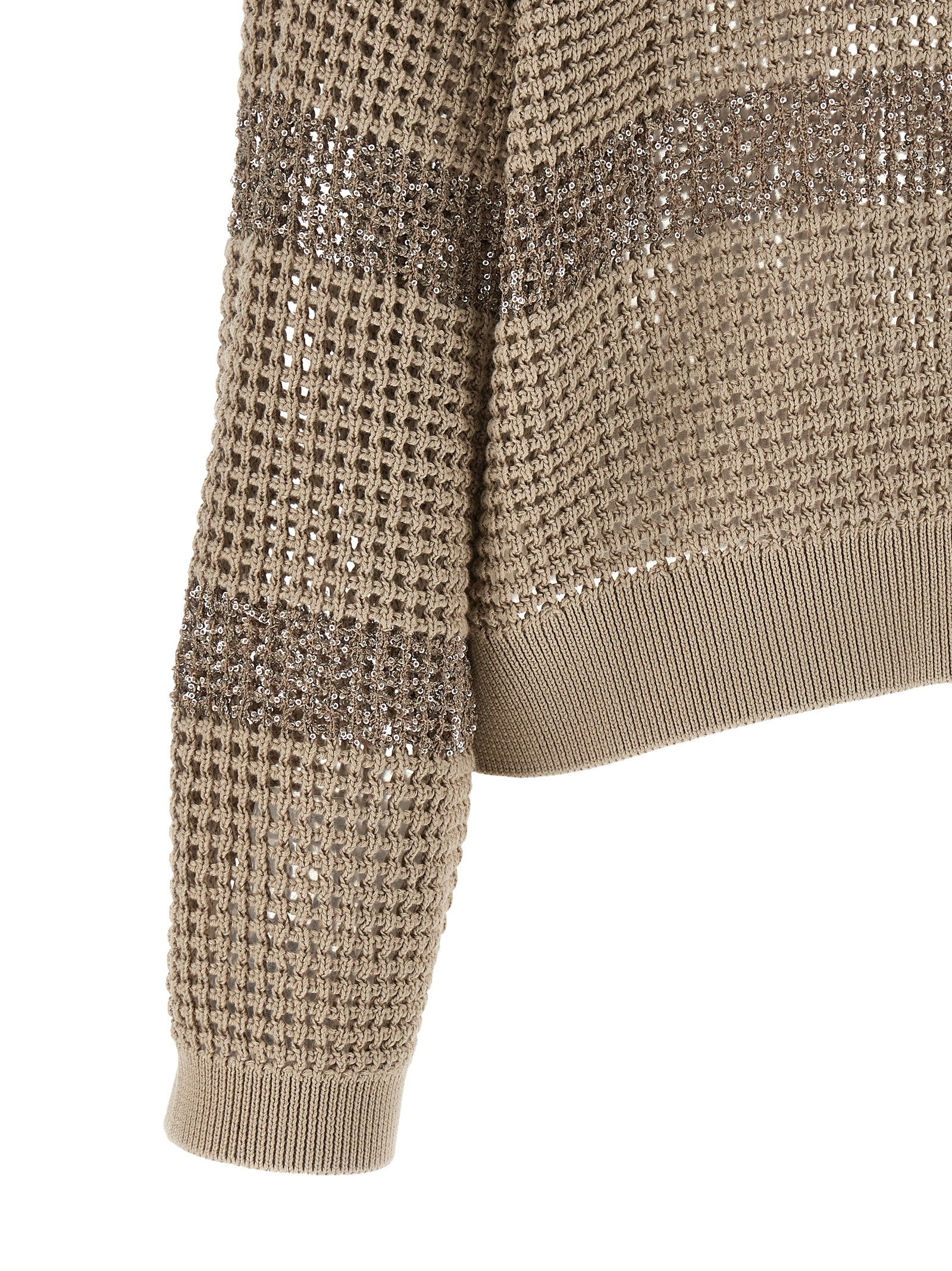 Brunello Cucinelli Gray Cotton Cardigan