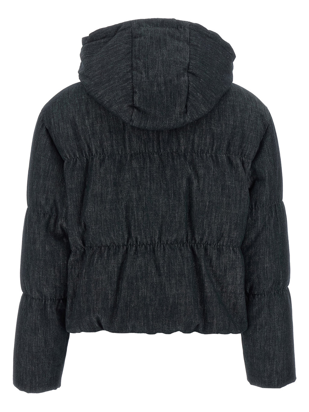 Brunello Cucinelli Blue Cotton Full-Length Jacket