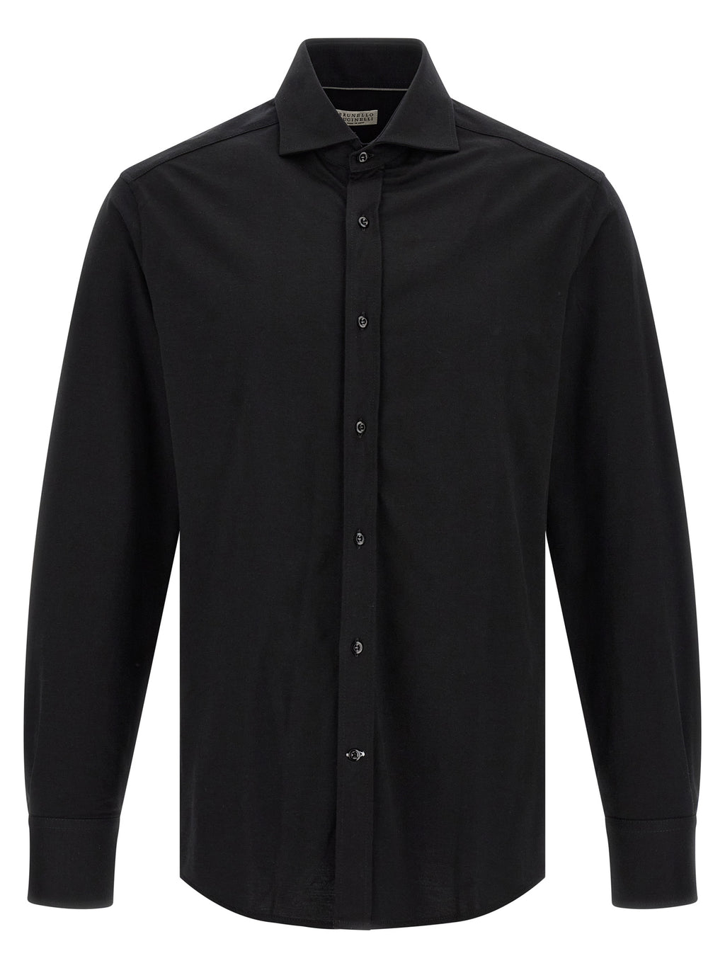 Brunello Cucinelli Black Cotton Blouse