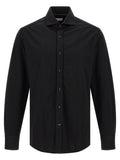 Brunello Cucinelli Black Cotton Blouse