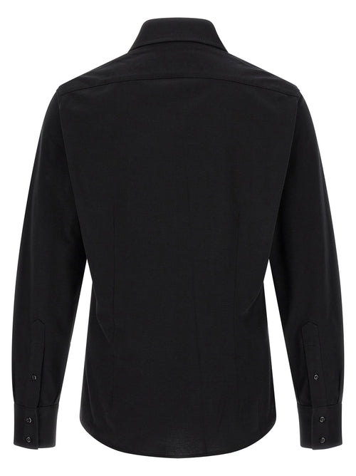 Brunello Cucinelli Black Cotton Blouse