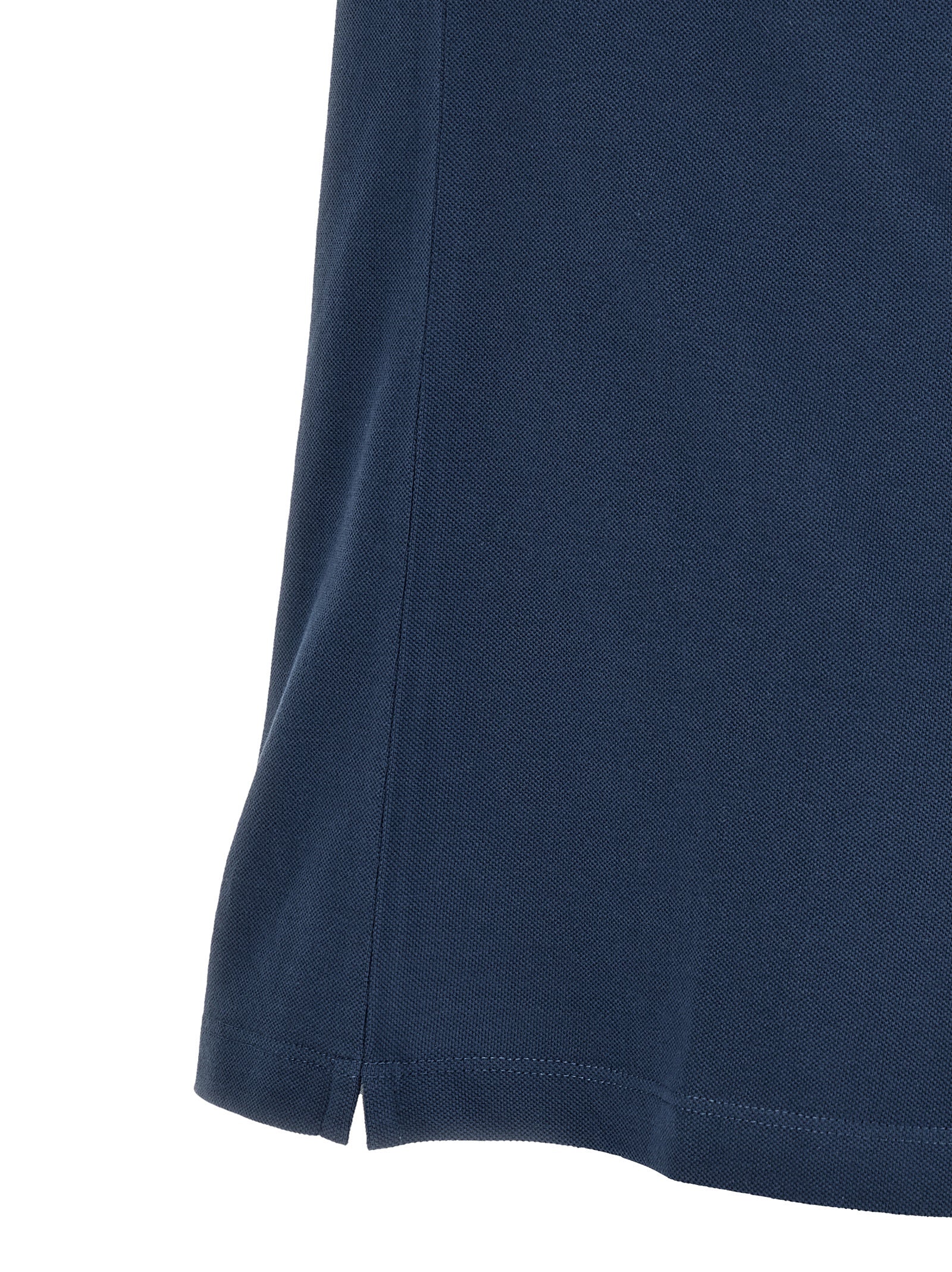 Brunello Cucinelli Blue Cotton Polo Shirt