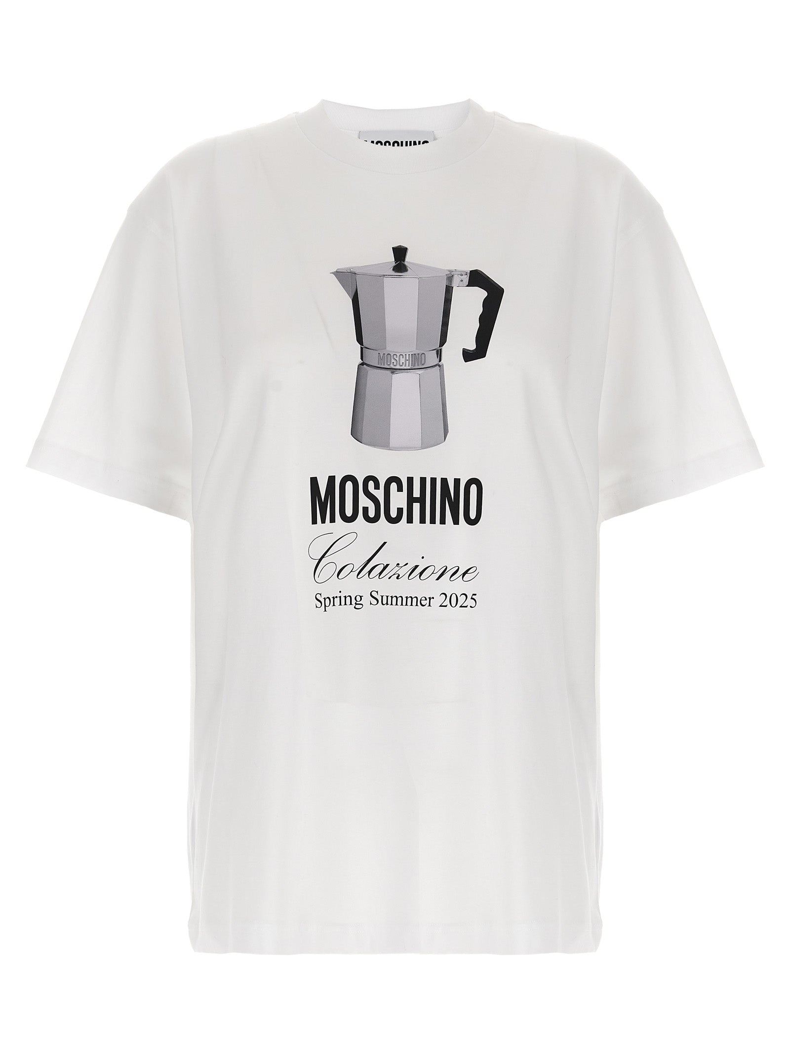Moschino White Cotton T-Shirt