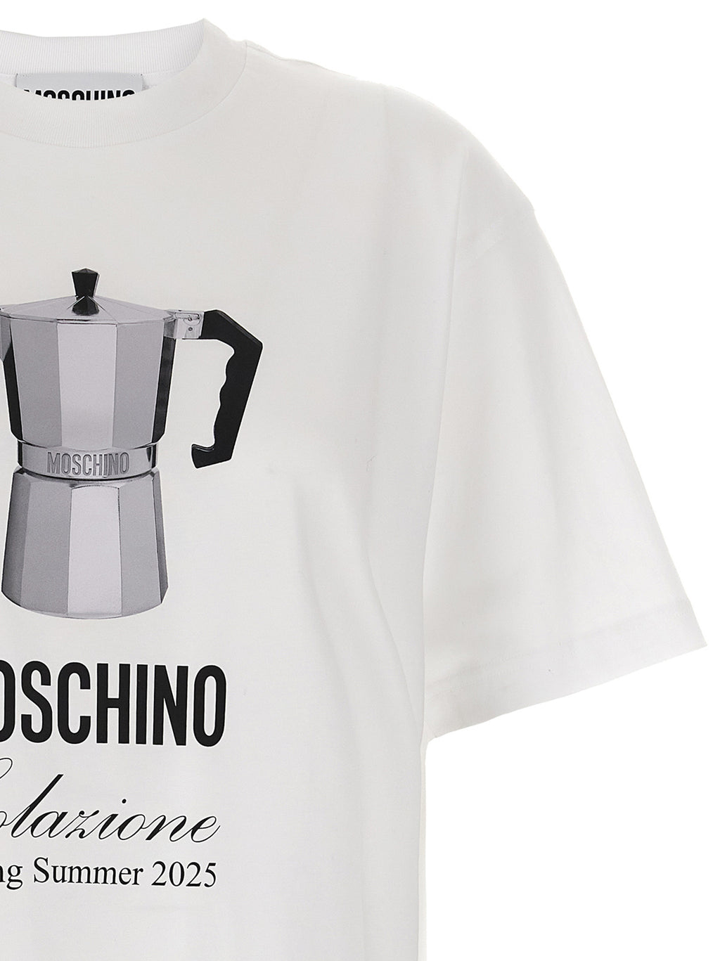 Moschino White Cotton T-Shirt