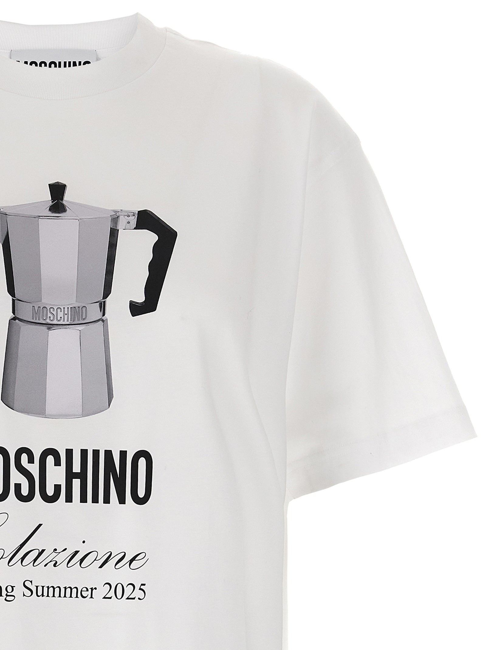 Moschino White Cotton T-Shirt