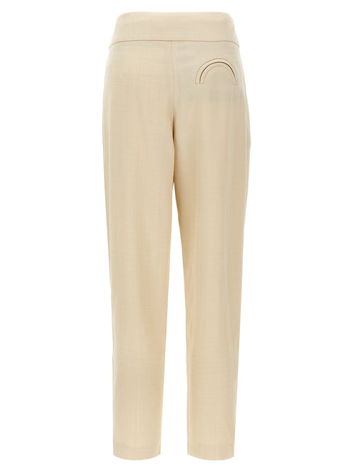Blazé Milano Beige Viscose Dress Pants