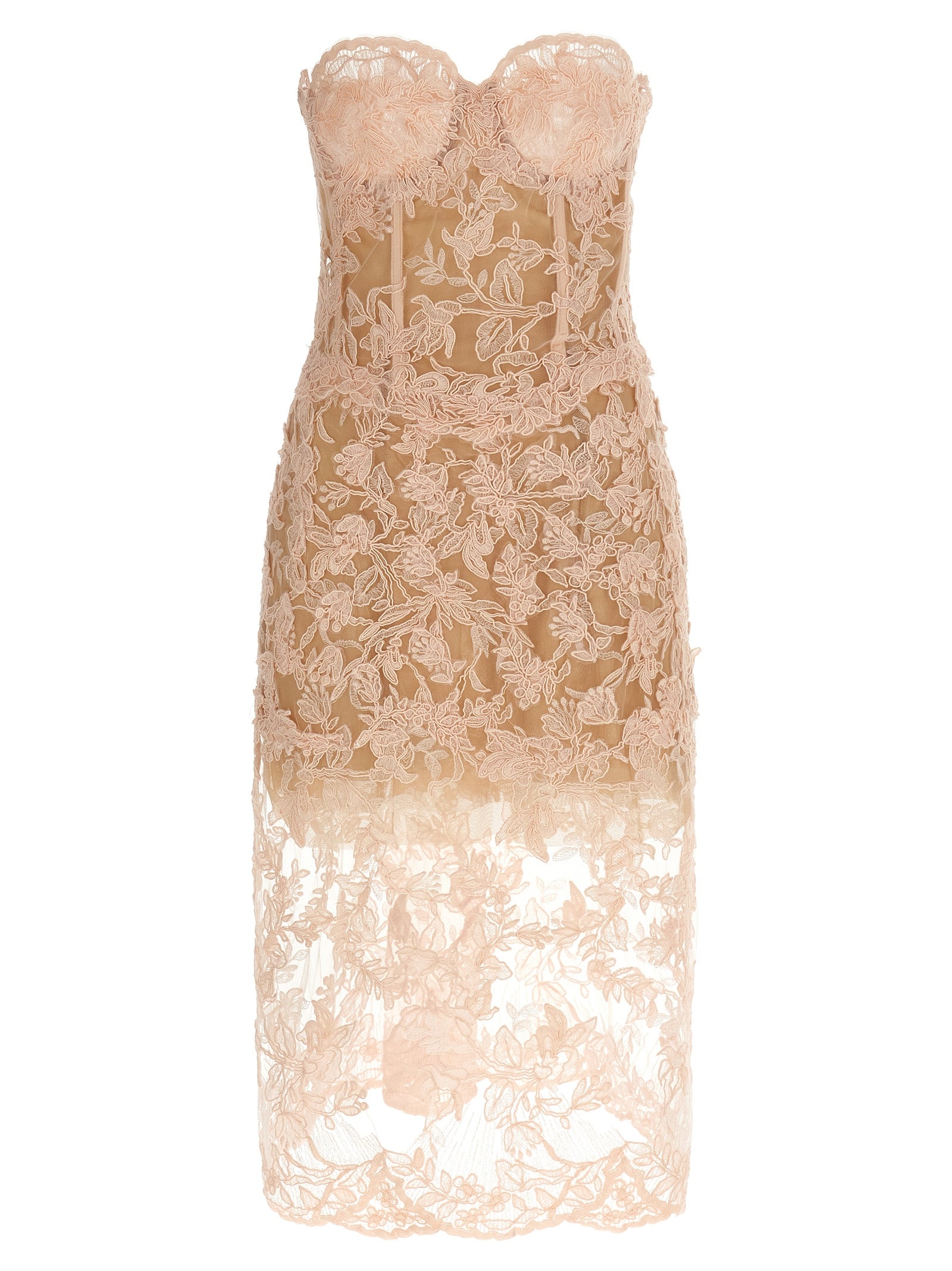 Ermanno Scervino Multicolor Polyester Midi Dress