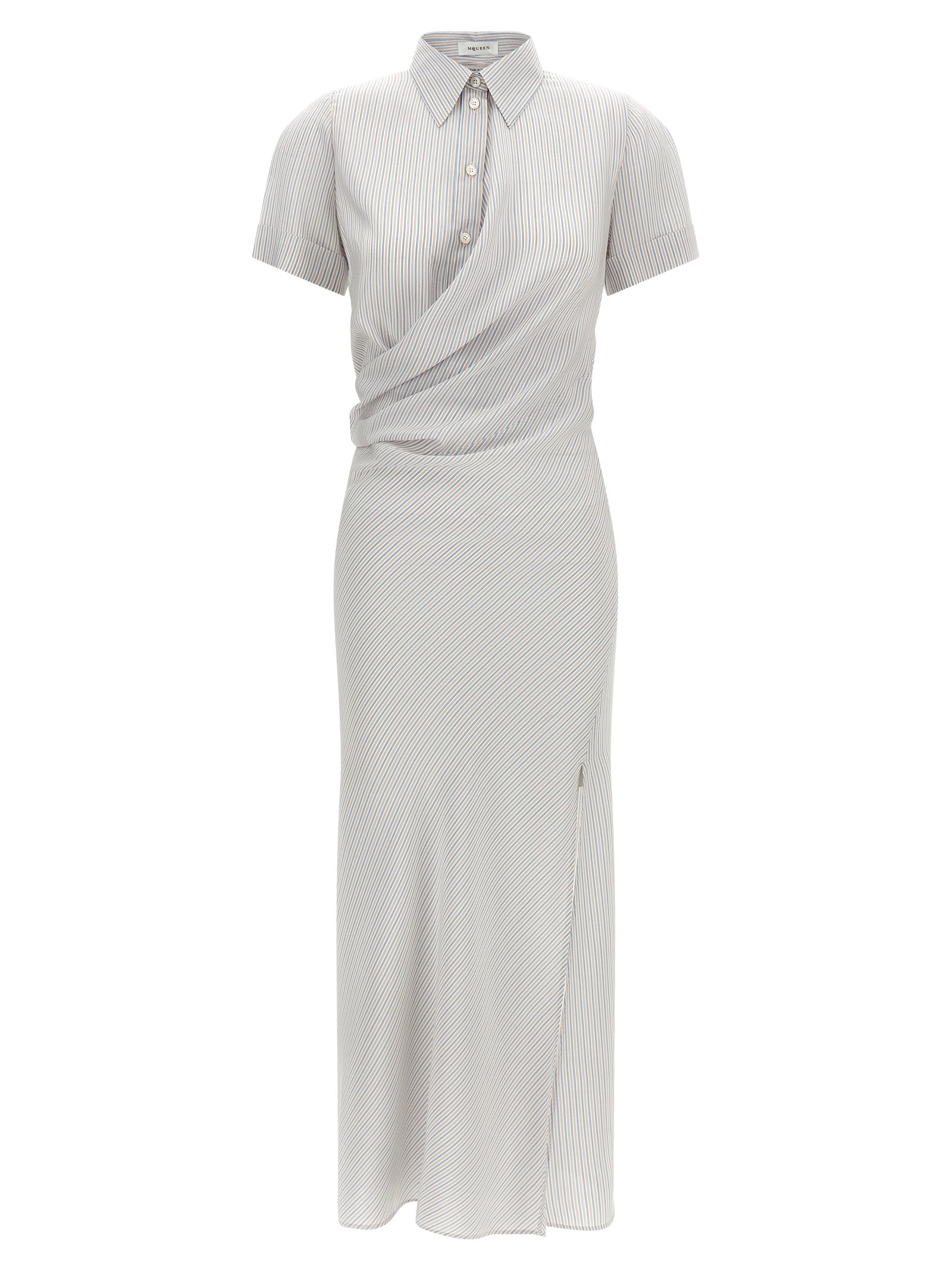 Alexander McQueen Multicolor Silk Long Dress