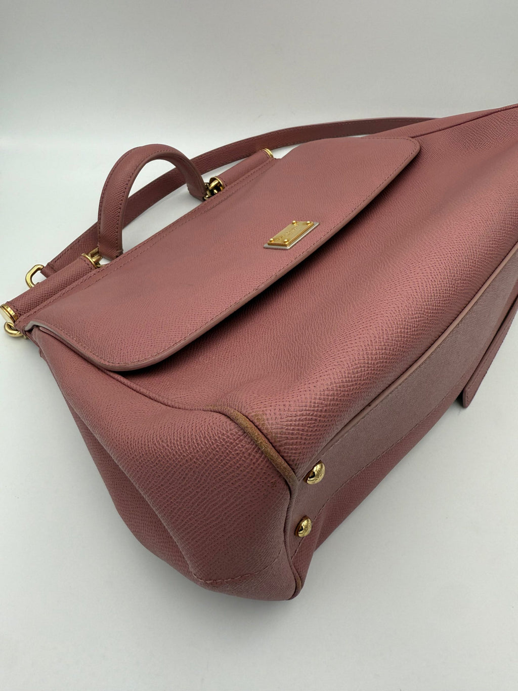 Dolce & Gabbana DOLCE & GABBANA SICILY Pink Large Handbag
