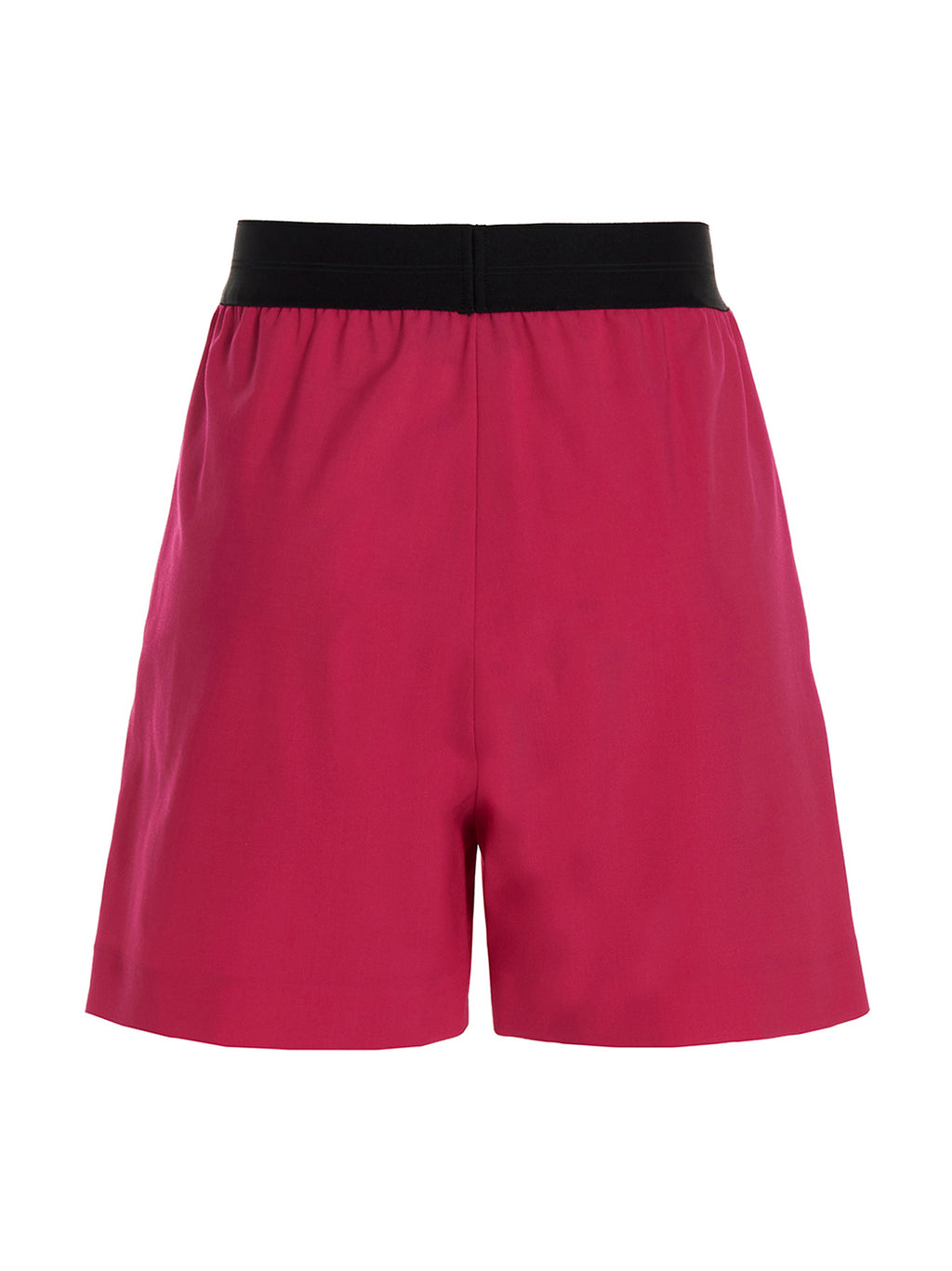 MSGM Fuchsia Virgin Wool Bermuda Shorts
