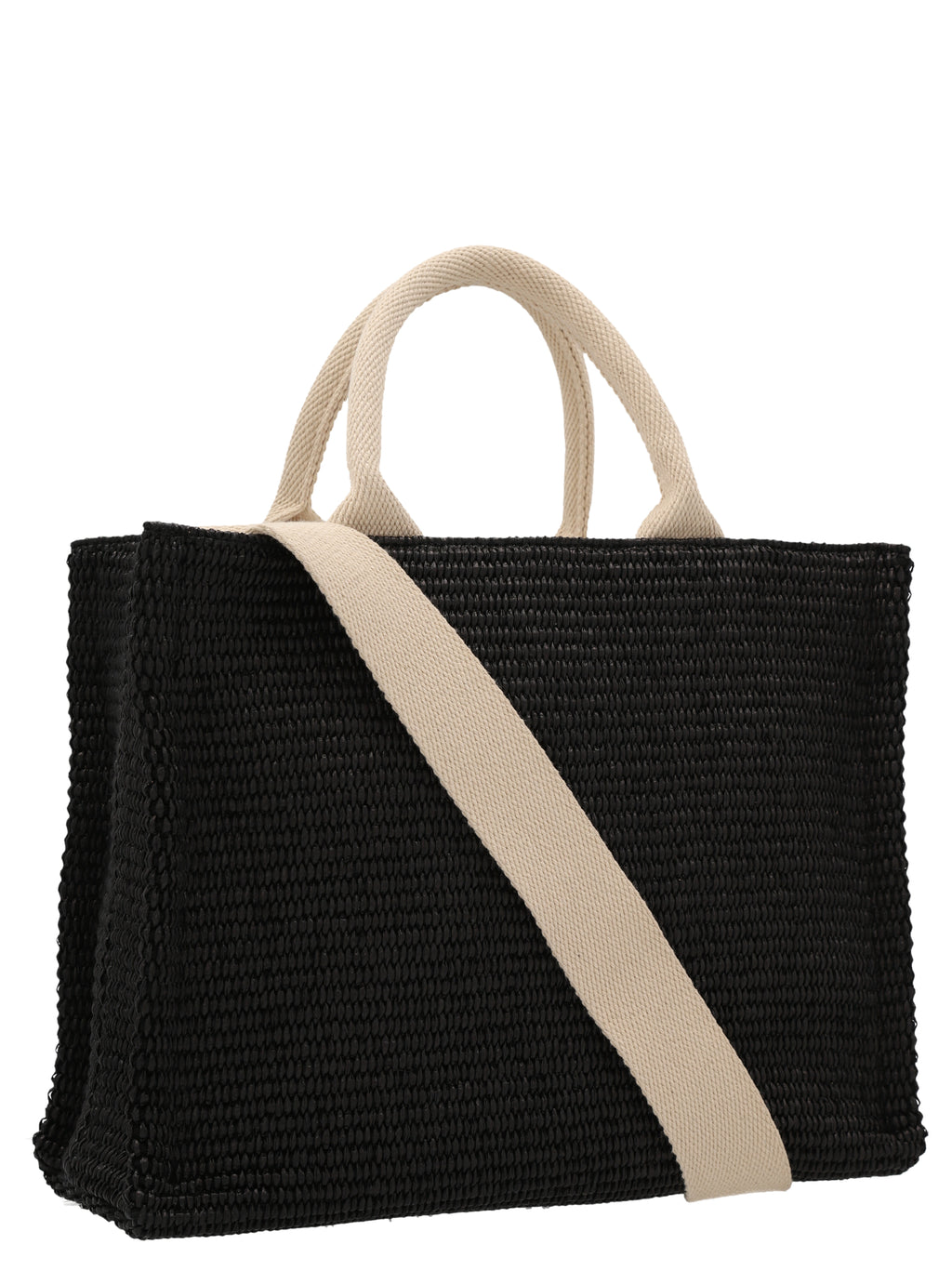 Marni Black Cotton Tote Bag