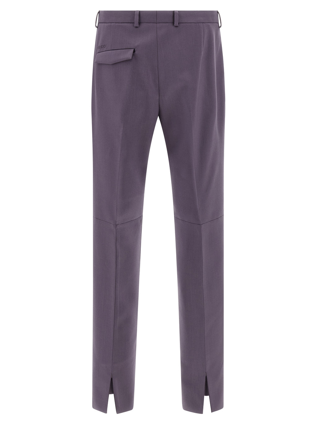 Gucci Purple Wool Dress Pants
