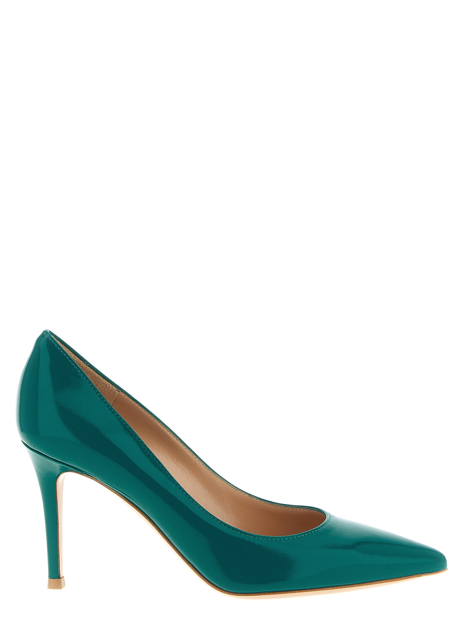 Gianvito Rossi Bicolor Lamb Leather High Heel Pumps