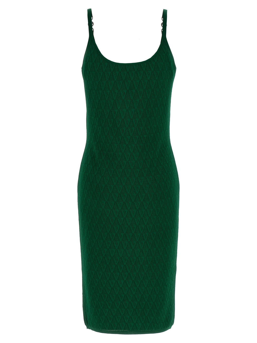 Versace Bicolor Viscose Midi Dress