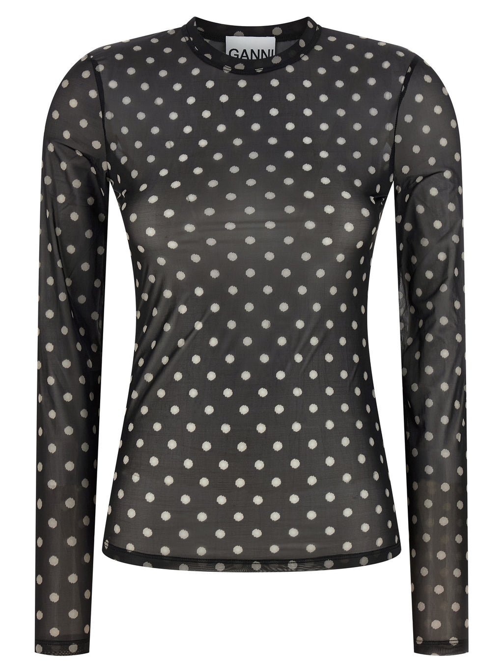 Ganni Black Polyester Sweatshirt