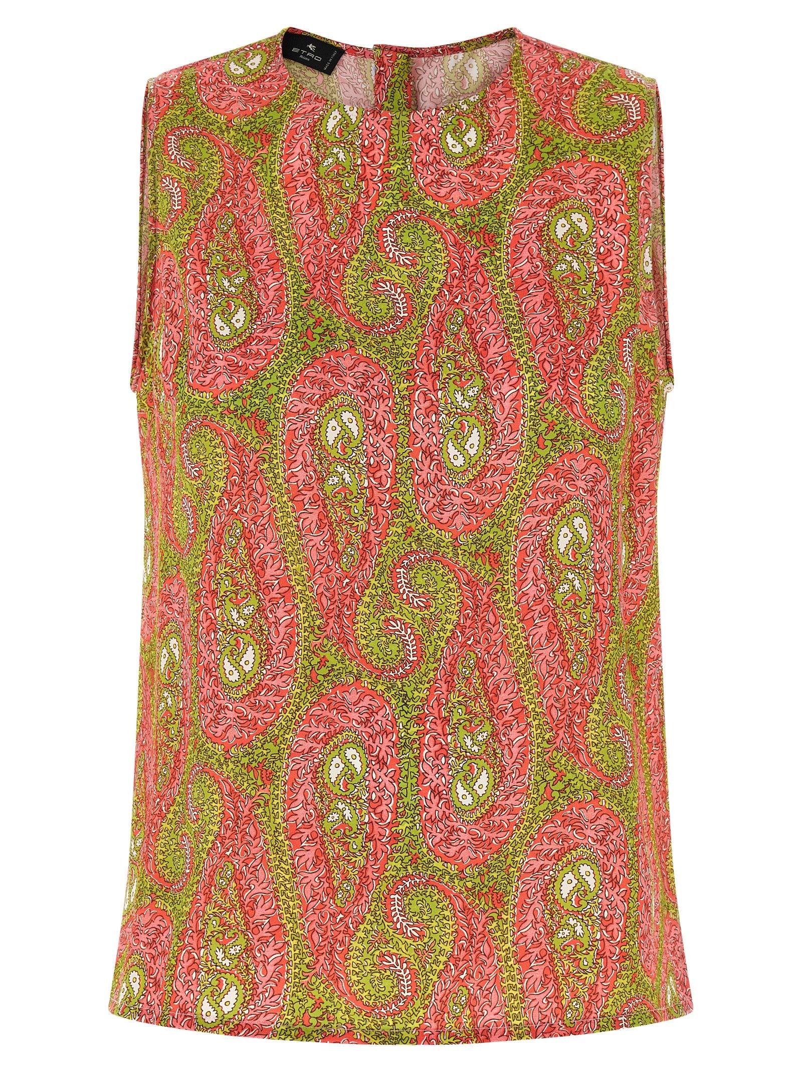 Etro Multicolor Polyester Pattern Shirt