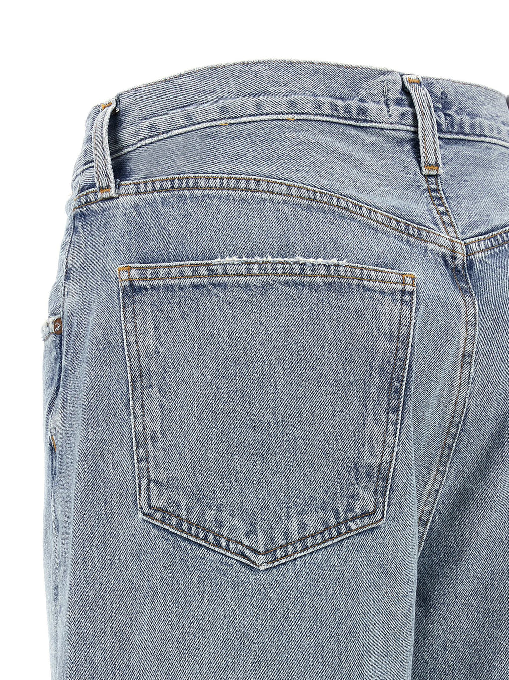 Agolde Blue Cotton Tapered Jeans