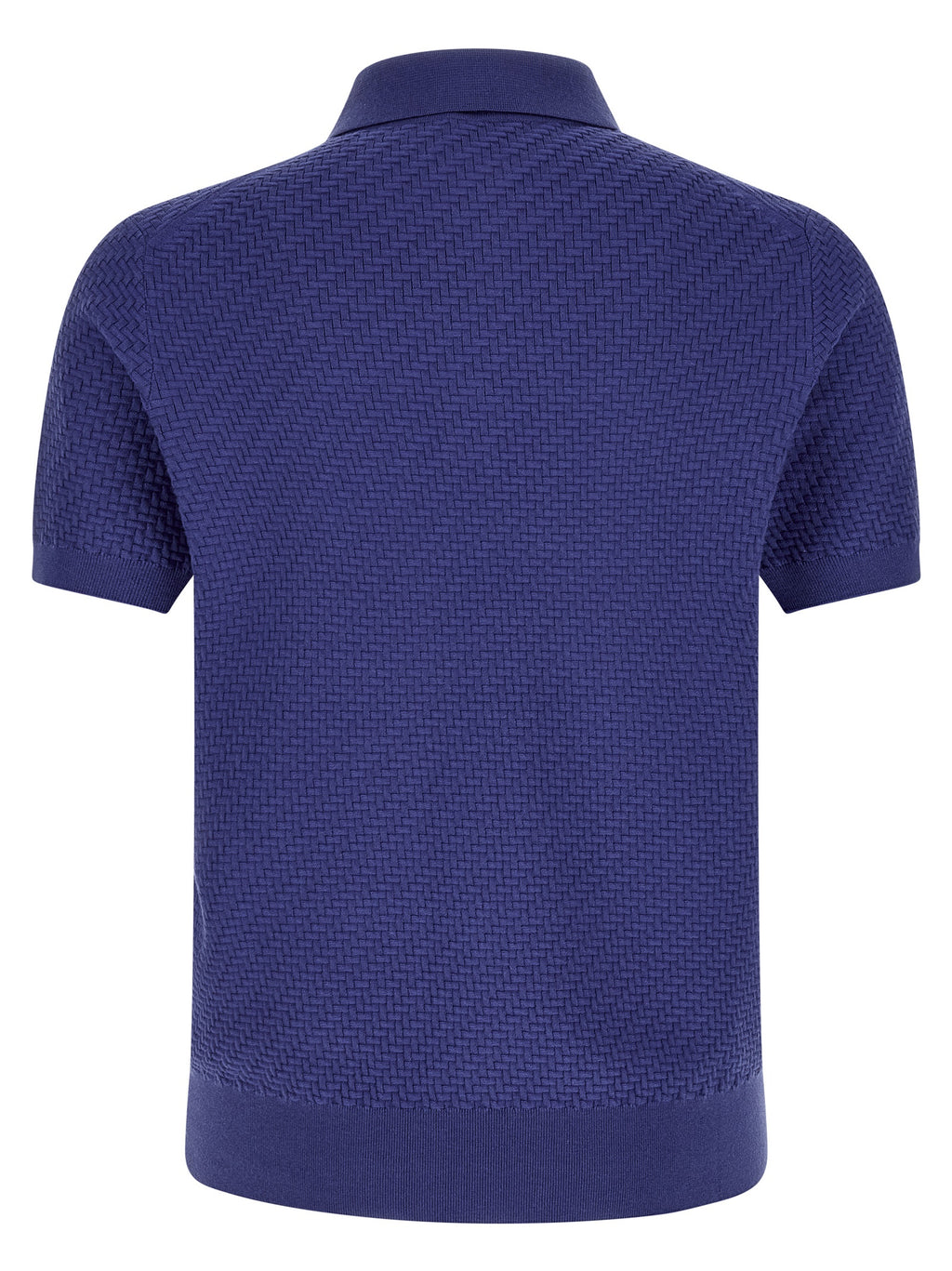 Brioni Blue Cotton Polo Shirt