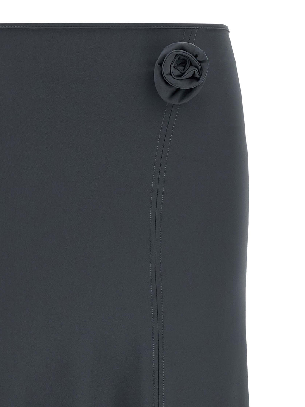 Coperni Gray Polyamide Midi Skirt