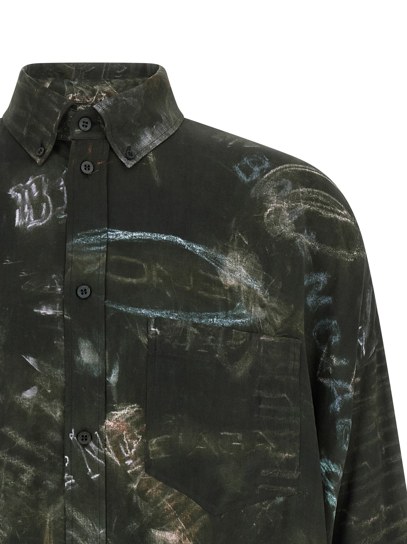 Balenciaga Black Viscose Blouse