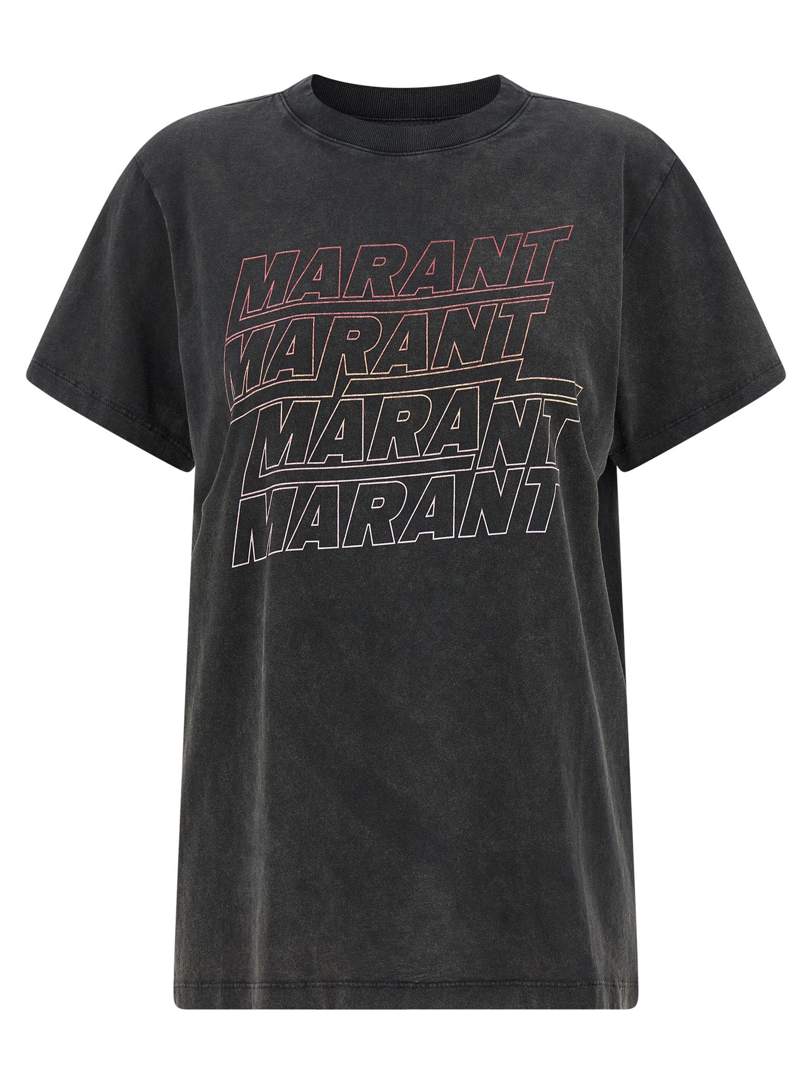 Marant Etoile Gray Cotton T-Shirt