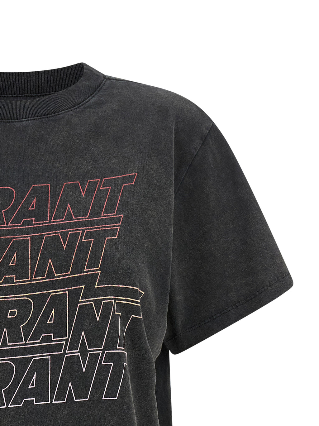 Marant Etoile Gray Cotton T-Shirt