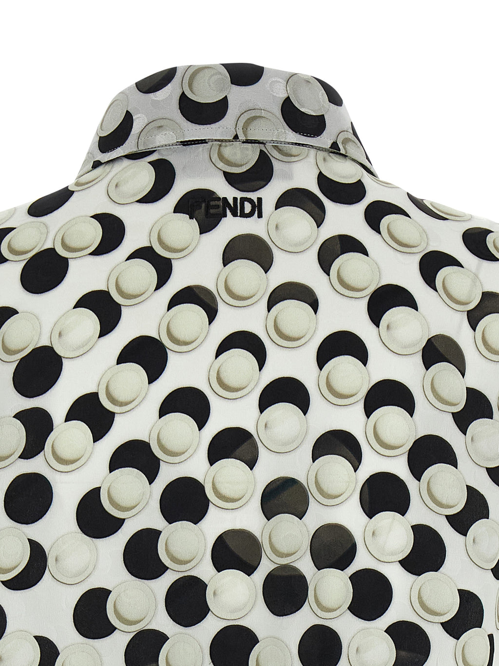 Fendi Multicolor Silk Pattern Shirt