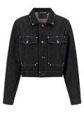 Lemaire Black Cotton Denim Jacket