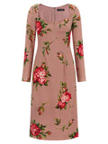 Dolce & Gabbana Multicolor Silk Midi Dress