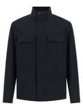 ZEGNA Blue Polyester Jacket