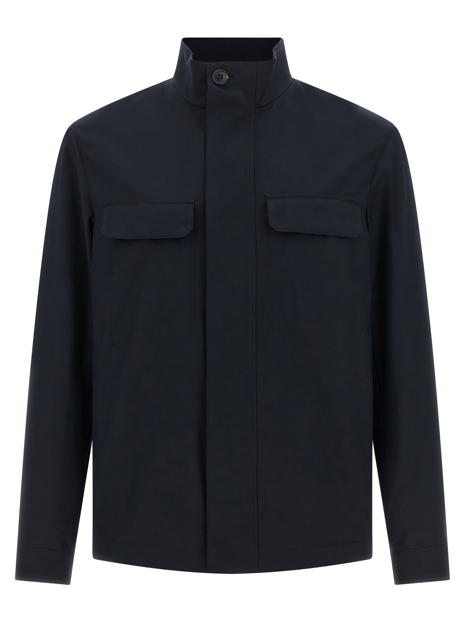 ZEGNA Blue Polyester Jacket