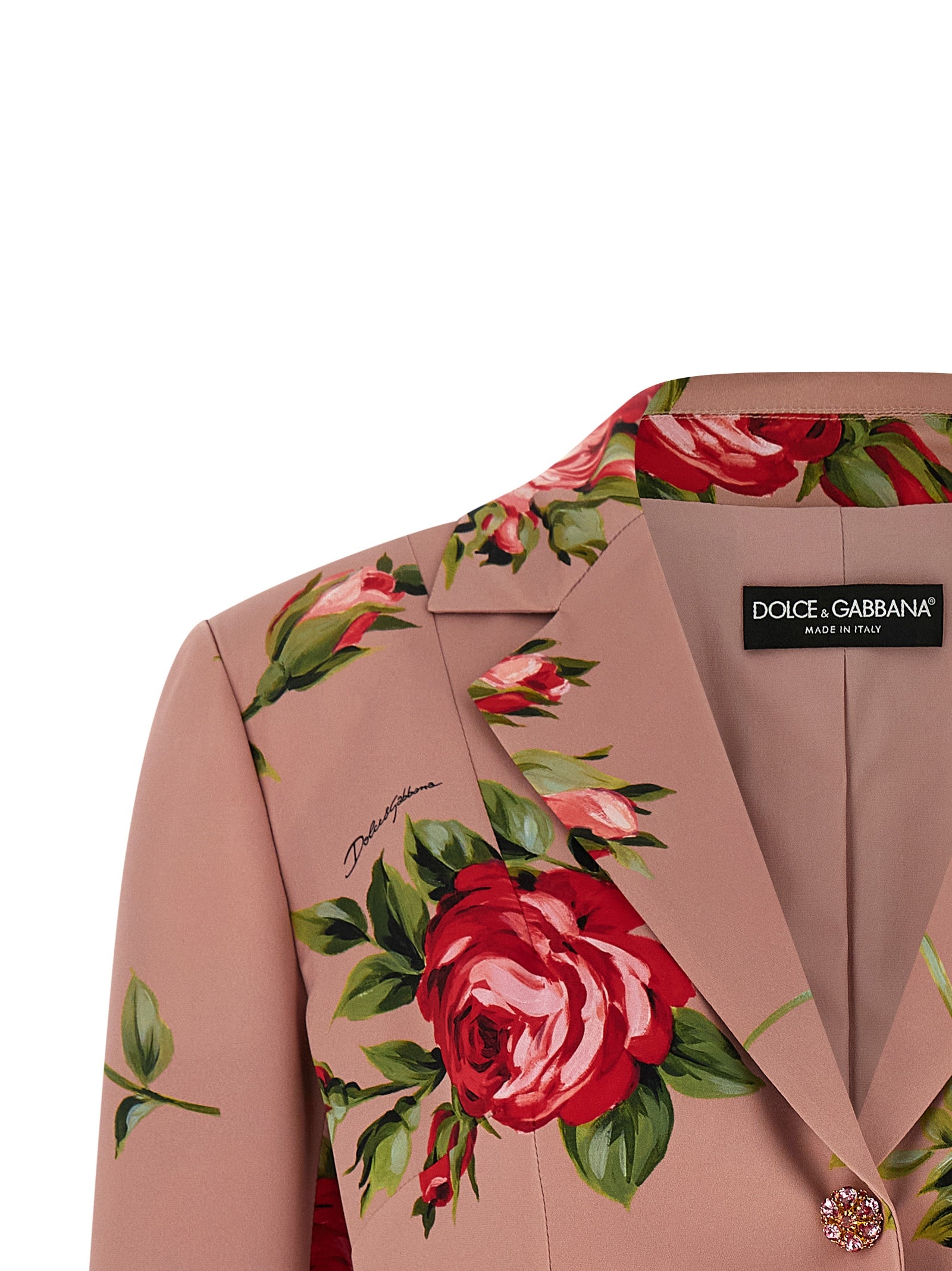 Dolce & Gabbana Multicolor Silk Blazer