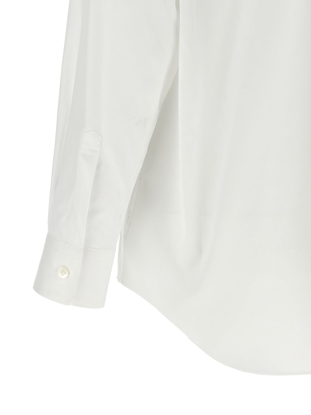 Comme Des Garçons White Cotton Blouse
