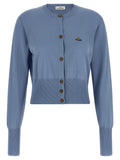 Vivienne Westwood Blue Cotton Cardigan