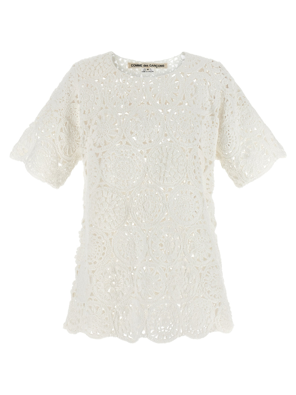 Comme Des Garçons White Cotton T-Shirt