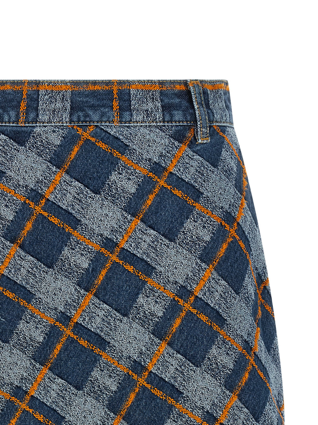 Vivienne Westwood Blue Cotton Long Skirt