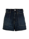 Kenzo Blue Cotton Bermuda Shorts