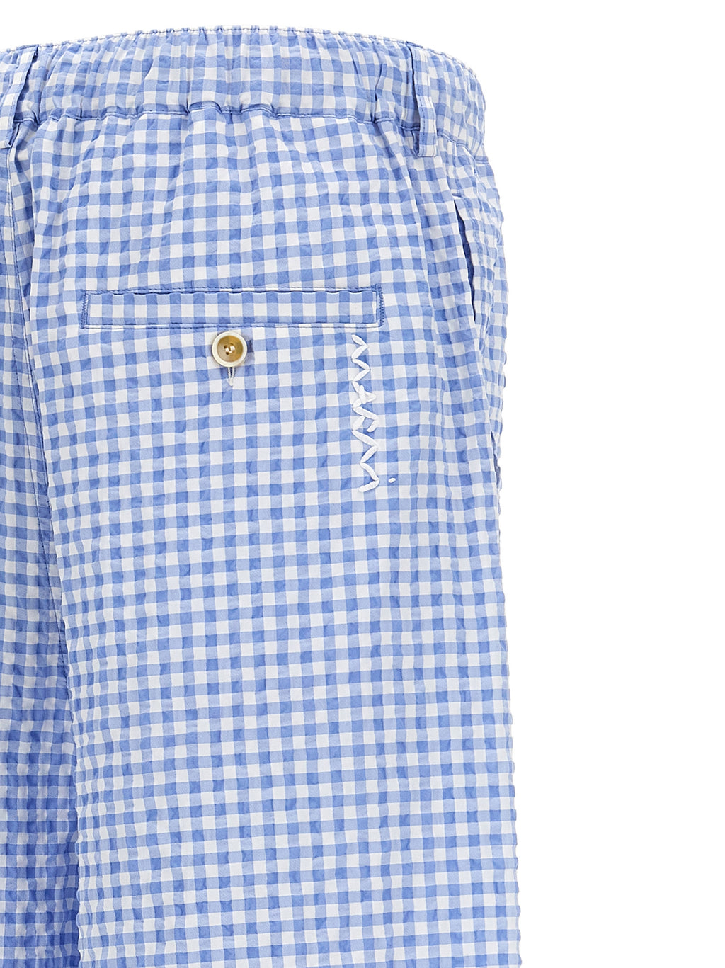 Marni Blue Polyamide Bermuda Shorts