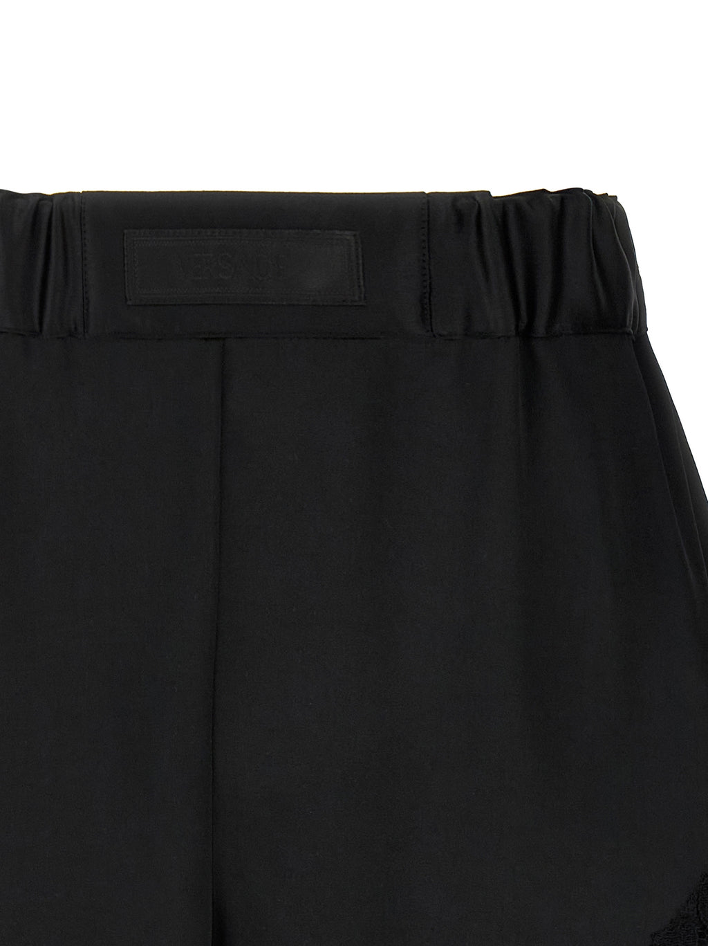 Versace Black Nylon Bermuda Shorts