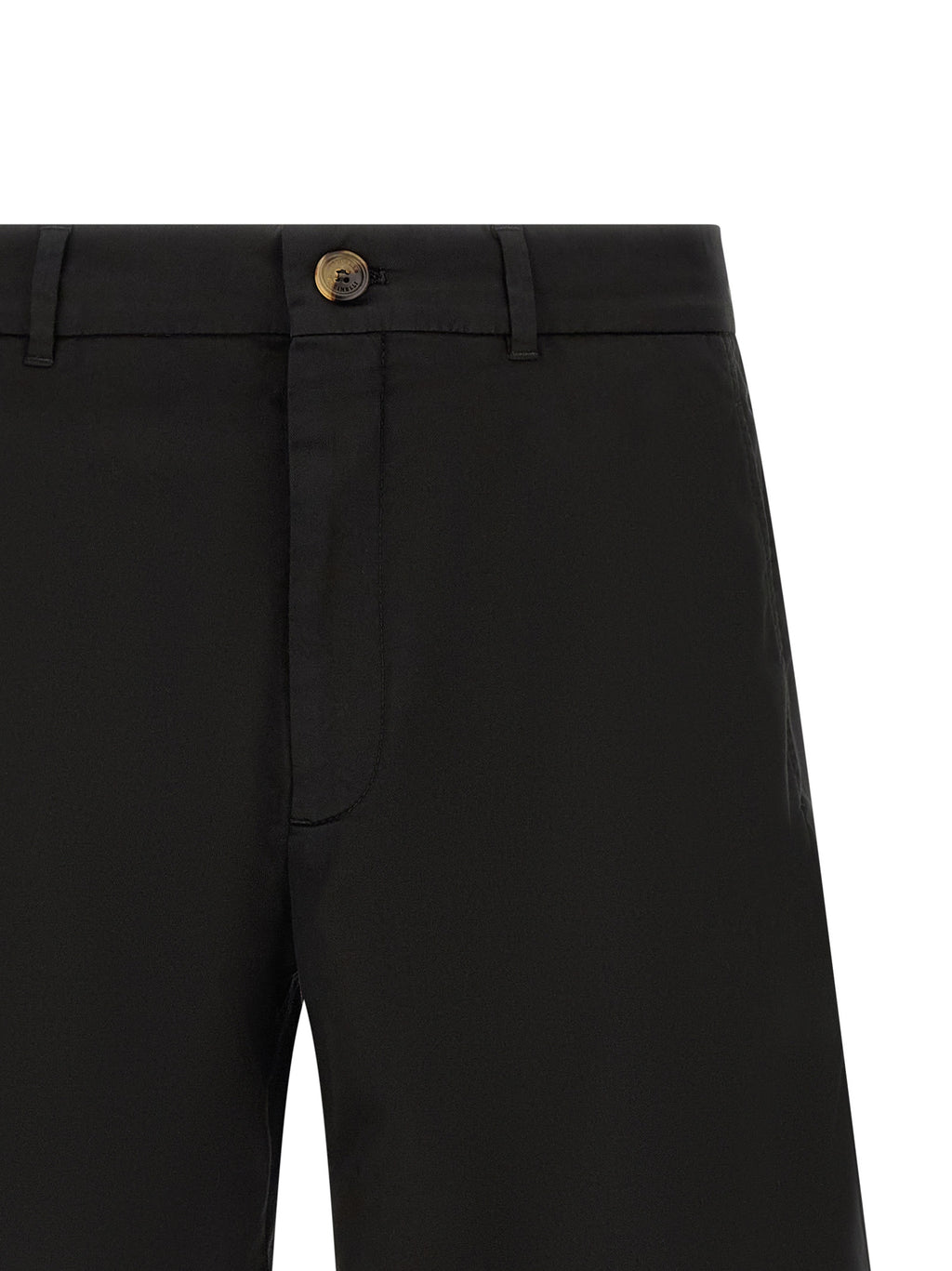 Brunello Cucinelli Black Cotton Bermuda Shorts