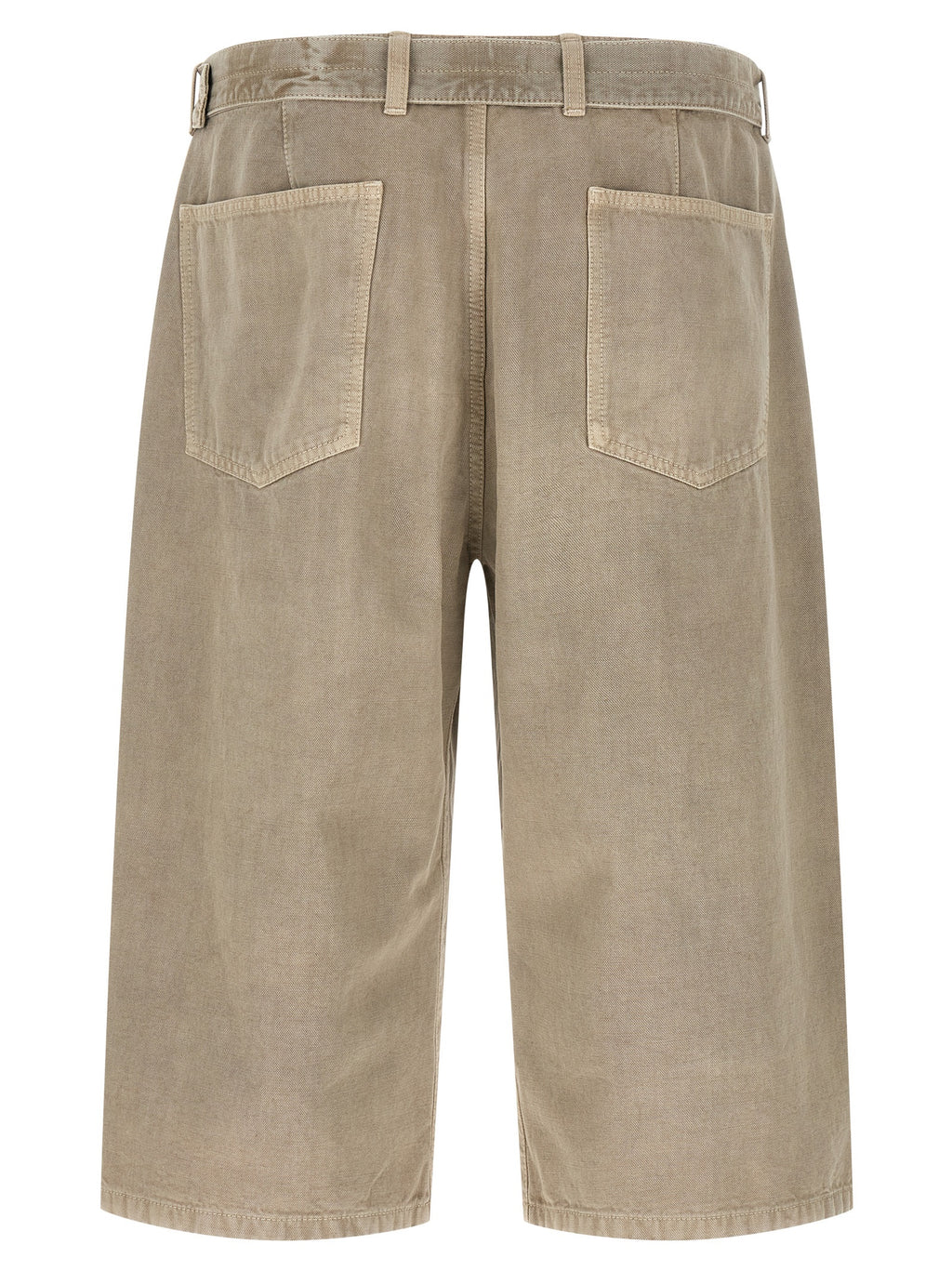 Lemaire Gray Cotton Bermuda Shorts