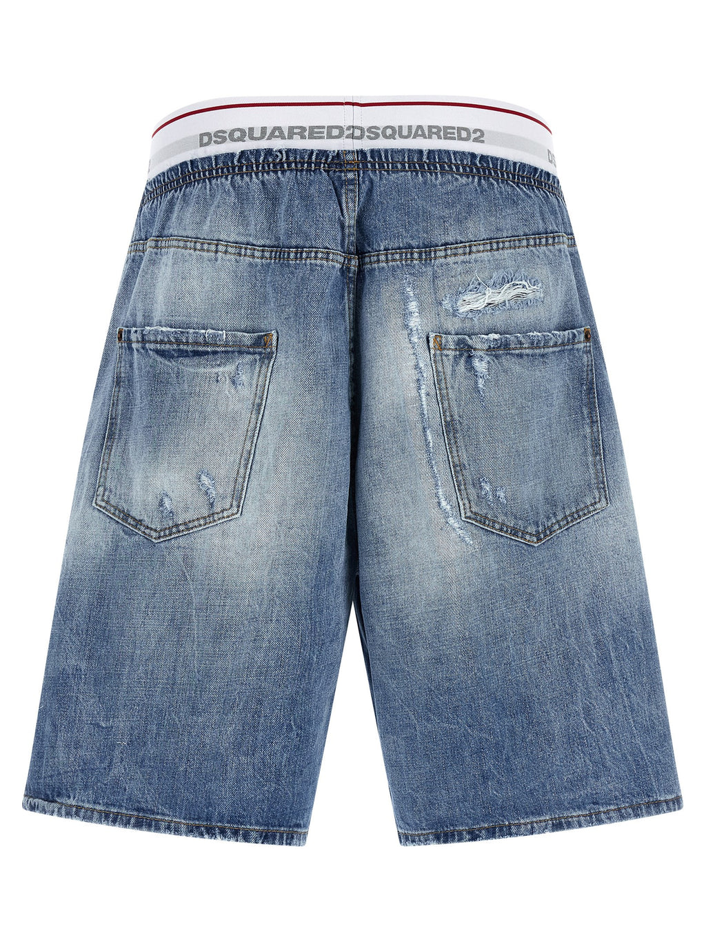 Dsquared² Blue Cotton Bermuda Shorts