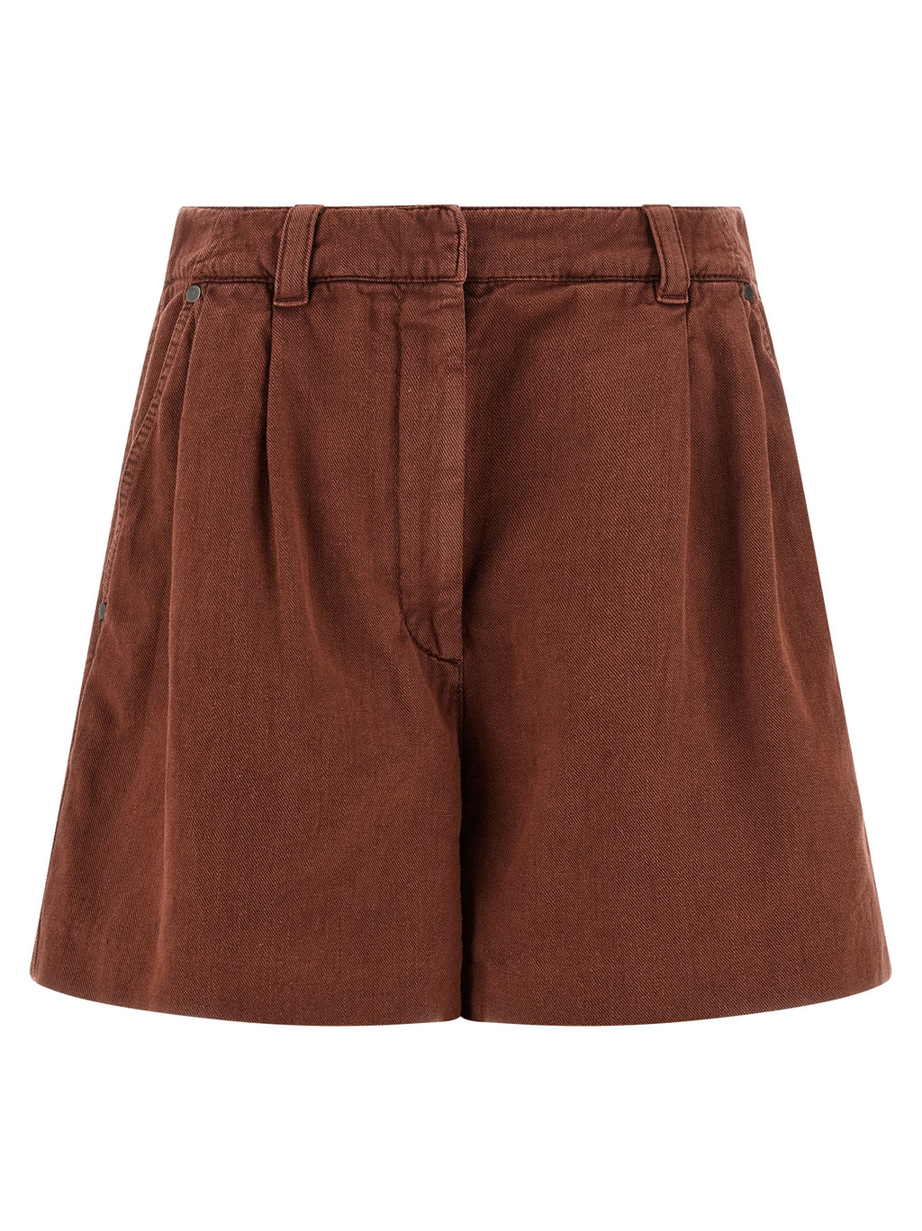 Brunello Cucinelli Multicolor Cotton Bermuda Shorts