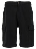 Brunello Cucinelli Black Cotton Bermuda Shorts