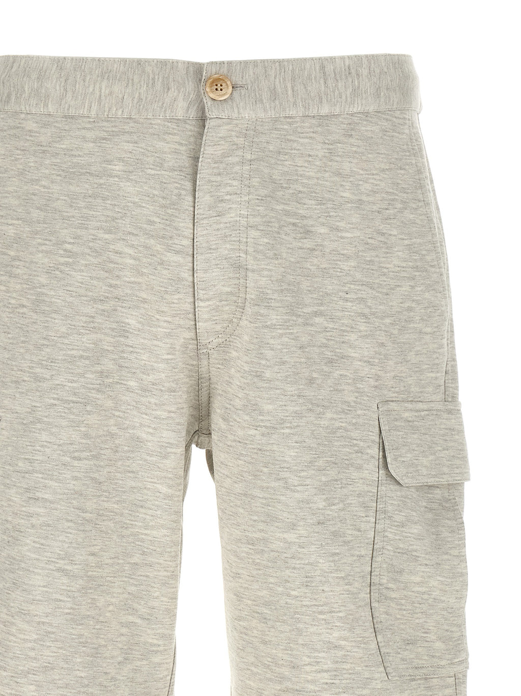 Brunello Cucinelli Gray Cotton Bermuda Shorts