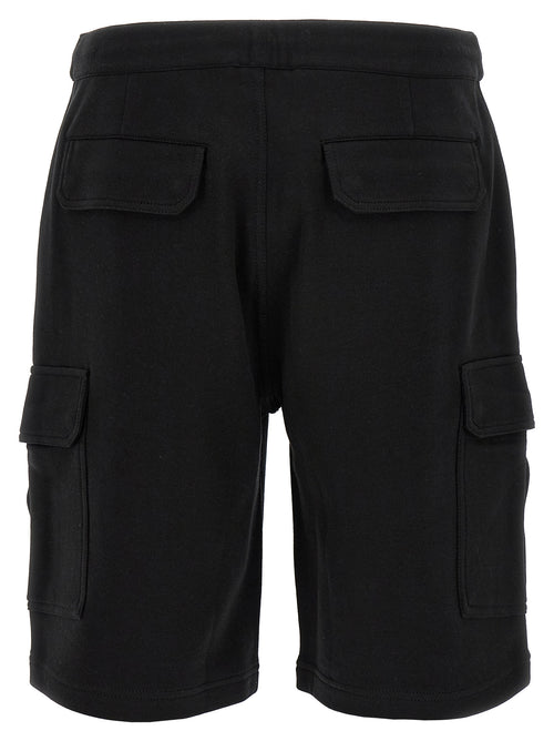Brunello Cucinelli Black Cotton Bermuda Shorts