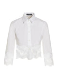 Dolce & Gabbana White Cotton Blouse