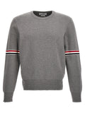 Thom Browne Gray Cotton Cardigan